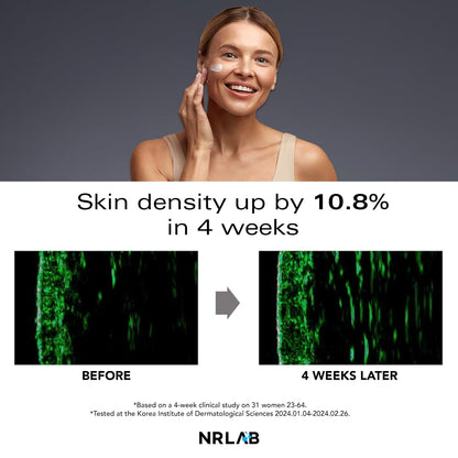 Anti-Aging Korean Serum with NR for Glass Skin– Hydrating, Anti-Aging, Firming & Brightening– Clinically Tested - K-Beauty Innovation - Korean Moisturizer – Ampoule-to-Cream Formula [1.52oz]