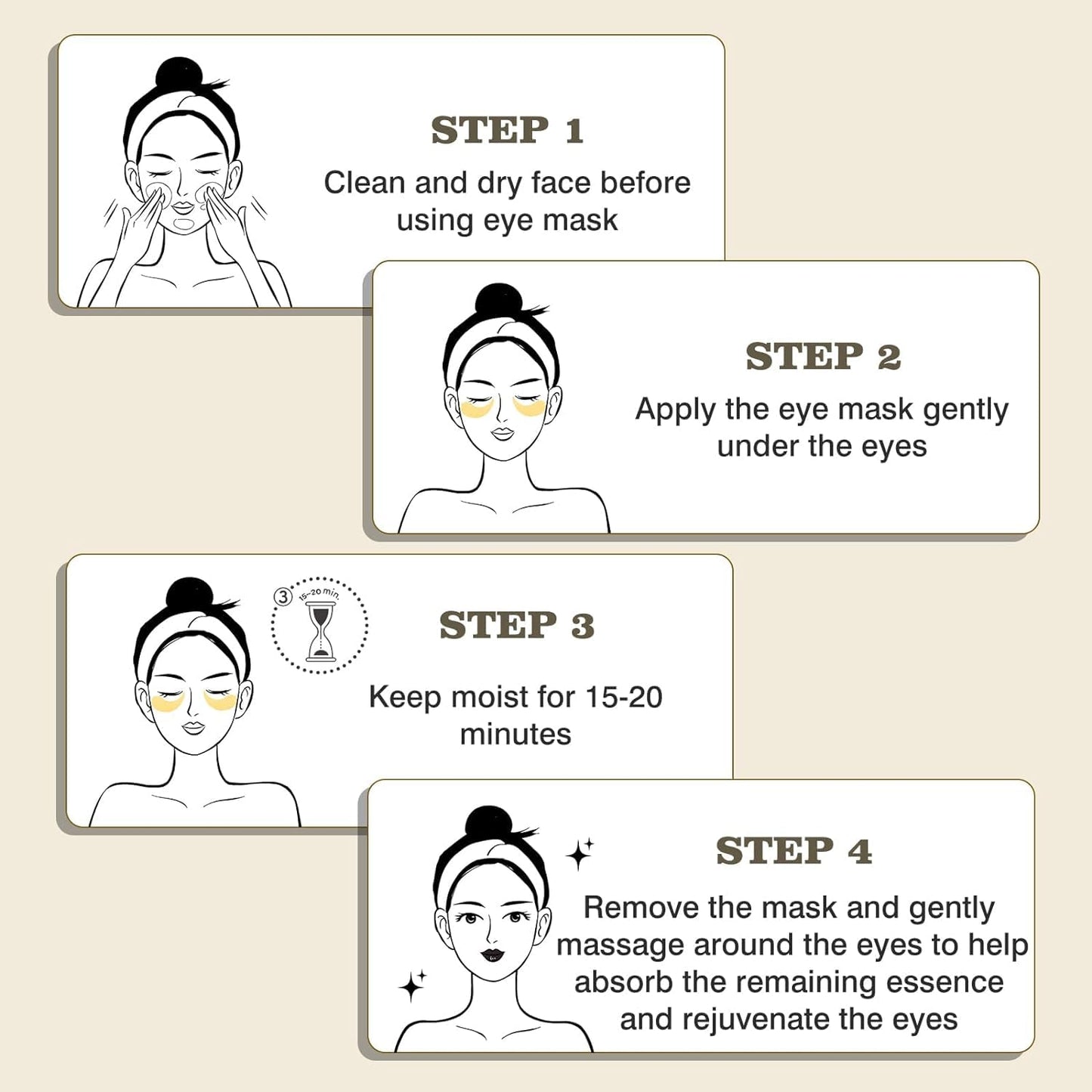 Under Eye Patches for Puffy Eyes and Dark Circles,60 Pcs Collagen Under Eye Mask Skin Care Products,Snail Mucin Eye Patches,Wrinkle Patches,Moisturise and Reduce Eye Lines To Revitalise You