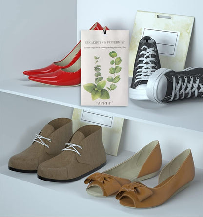 14 Packs Eucalyptus Peppermint Scented Sachets fit Drawers and Closets