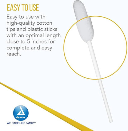 Dynarex lemon-glycerin swabsticks, pleasant tasting