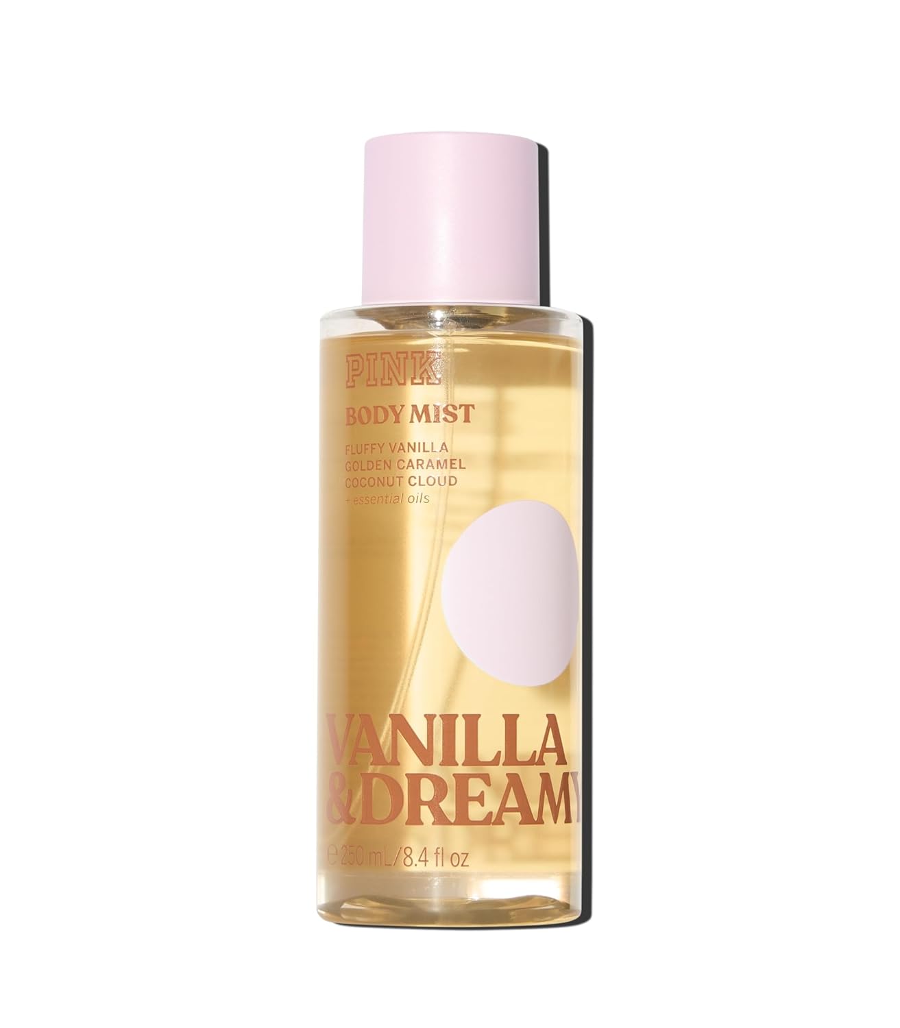 Victoria's Secret PINK Vanilla & Dreamy Body Mist, Notes of Coconut & Caramel (8.4 oz)