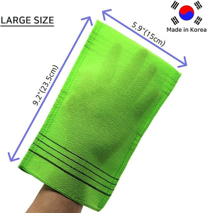 Korean exfoliating mitt, large size,