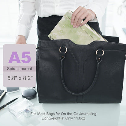 SIIXU Colorful Spiral Notebook - 160 A5 Hard Cover Pages, Floral Design with College Ruled Lines for Creative Journaling, Poetry Writing & Bullet Journaling