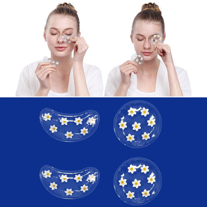Gel Ice Pack Reusable Cooling Under Eye Pads and Patches, Hot Cold Treatment Pack for Redness,Pain Relief and Eye Relax