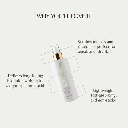 Hydrium Water Full Toner – pH 5.5 Balancing Face Toner with Hyaluronic Acid, Babassu Oil & Betaine – Instantly Hydrates & Revives Tired Skin – 150ml Spray Bottle
