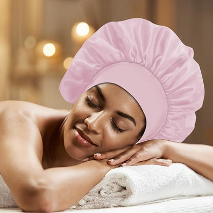 3pcs satin bonnet silky bonnet