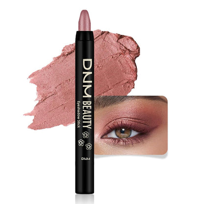 evpct Rose Shimmer Cream Eye Shadow Brightener Sticks Set for Eyes, Rose Shimmery Matte Pencil Eye shadow Applicator Stick Pen Palette Makeup Waterproof sombras en crema para ojos 27#