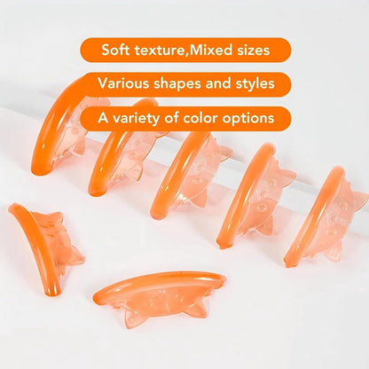 Eyelash Perm Pads Lash Lift Rods Eyelash Perm Silicone Pads 5 Sizes Reusable Soft Lash Lift Pads Shield for Different Length Eyelashes Perfect Lifting