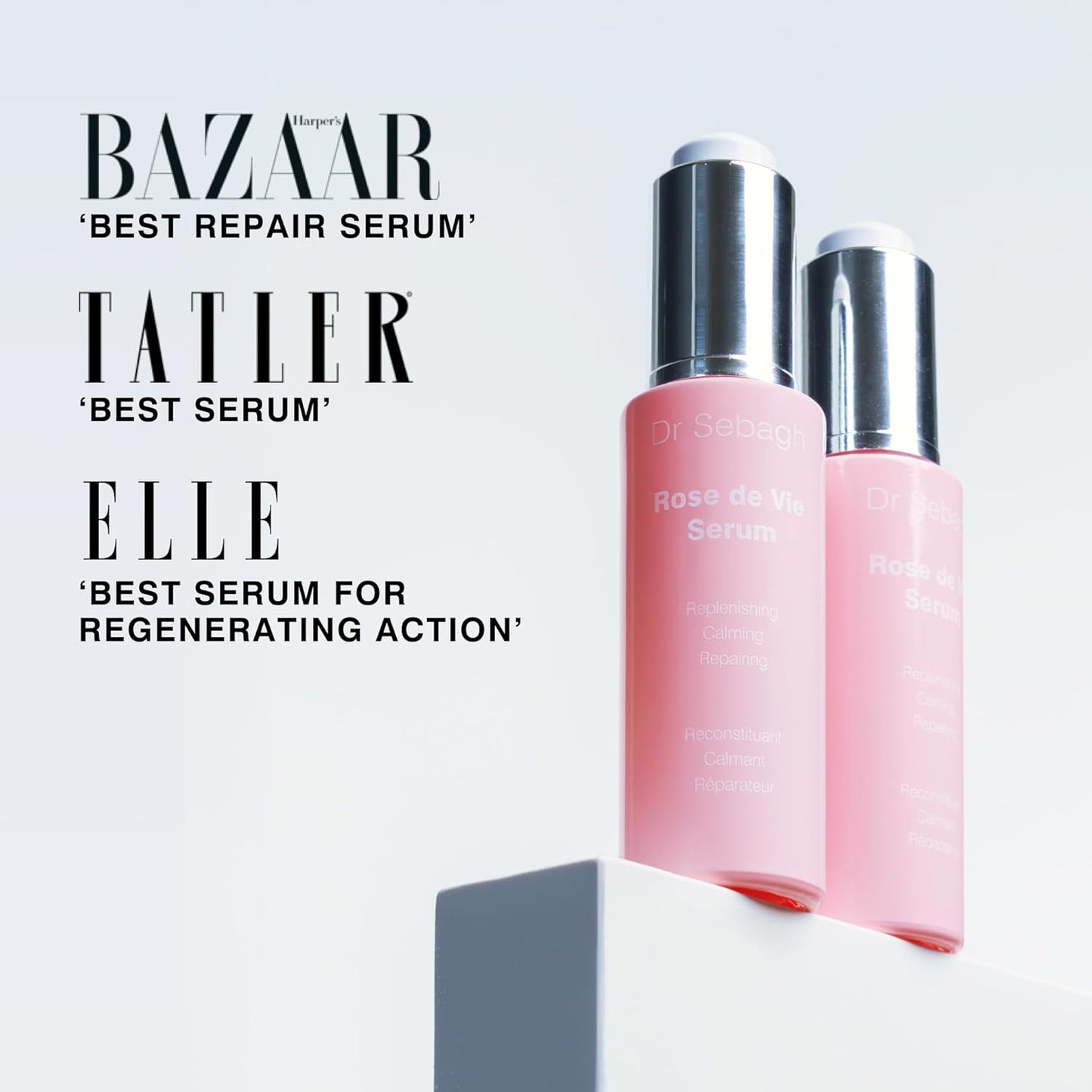 Rose de Vie Serum - 1 fl oz | Nourishing Facial Formula for Dry or Sensitive Skin | Support Skin Vitality