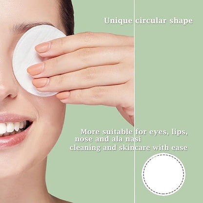 Premium cotton rounds for face,
