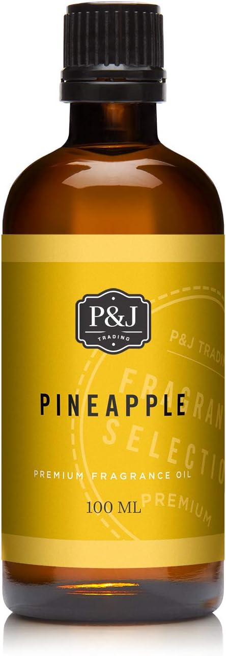 P&J Trading Fragrance Oil | Pineapple Oil 100ml - Candle Scents for Candle Making, Freshie Scents, Soap Making Supplies, Diffuser Oil Scents