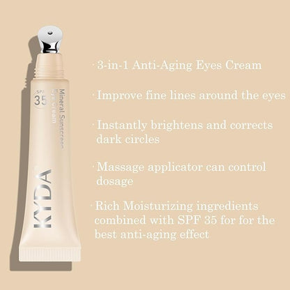 Kyda mineral sunscreen eye cream,