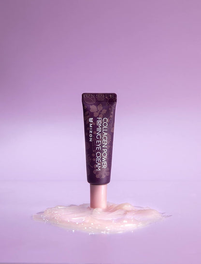 MIZON Collagen Power Firming Eye Cream, Hydrolyzed Marine Collagen with Adenosine, Anti-wrinkle, elastin booster, Moisturizing, skin elasticity (10 ml / 0.34 fl oz)