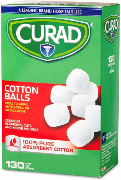 Curad cur110163 sterile cotton balls,