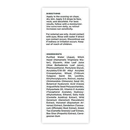 Tree of Life Beauty Retinol Serum, Skin Smoothing Face Oil for Dark and Age Spots and Fine Lines, Facial Serums for Dry and Sensitive Skin Care with Hyaluronic Acid for Soft Skin, 2 Fl Oz (pack of 2)