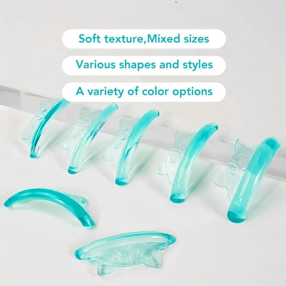 Eyelash Lift Pads Lash Lift Rods Eyelash Perm Silicone Pads 5 Sizes Reusable Soft Lash Lift Shields for Different Length Eyelashes Perfect Lifting