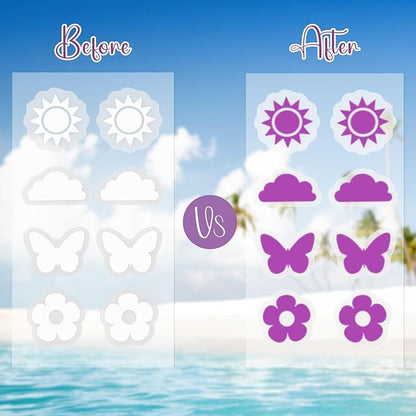 80 Pcs UV Stickers for