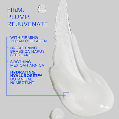 The Outset Firming Vegan Collagen Prep Serum - Gentle, Fragrance Free Multi-Benefit Serum - Hydrating, Brightening, Plumping and Anti-Aging - Clean, Vegan, Gluten Free - All Skin Types - 1 fl oz