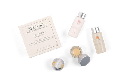 Zents Hydration 4-pc Mini Set, Age defying Best Sellers Hydration Kit with Ore Probiotic Lotion, Mandarin Body Oil, Earth Reparative Balm & Sun Bath Bomb