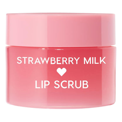 ColourPop Fresh Kiss Exfoliating Lip Scrub - Nourishing Lip Exfoliator to Gently Buff & Soften Skin - Enriched with Cocoa & Shea Butter to Lock in Moisture - Strawberry Milk (0.37 oz)