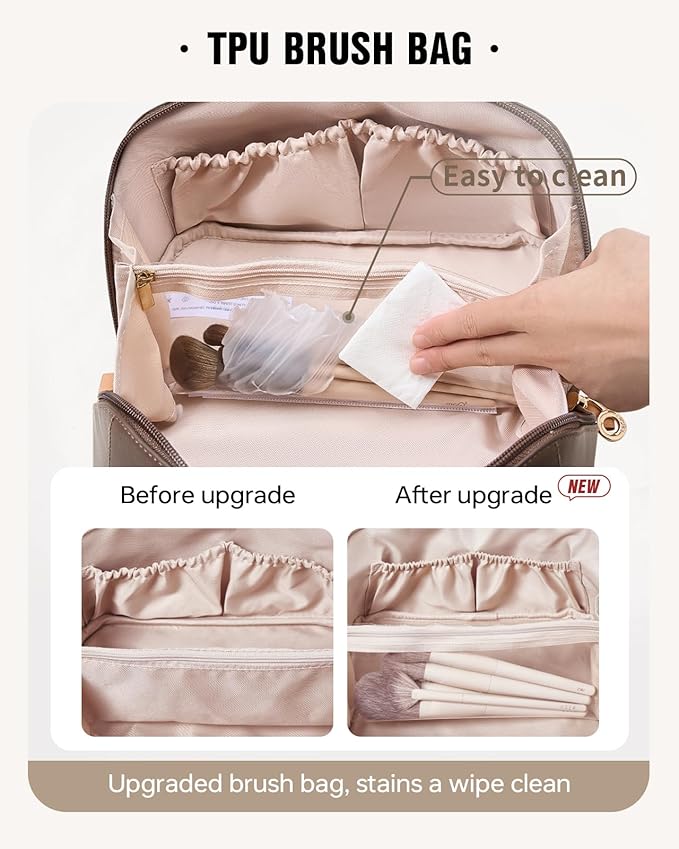 Eachy travel makeup bag,large capacity