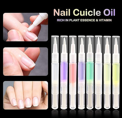 8PCS Cuticle Oil Pens,Cuticle Revitalizer