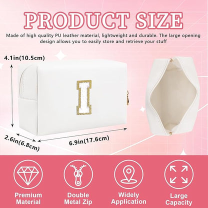 Personalized initial letter patch makeup