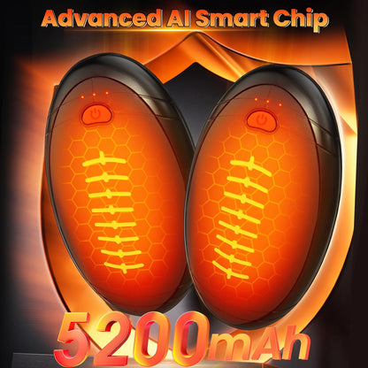 Hand Warmers Rechargeable, 2 Pack Temperature Electric Heater Football Shape Hand Warmer, Quick Charge Portable Hand Warmer Gift for Christmas Outdoors, Hunting, Golf, Camping