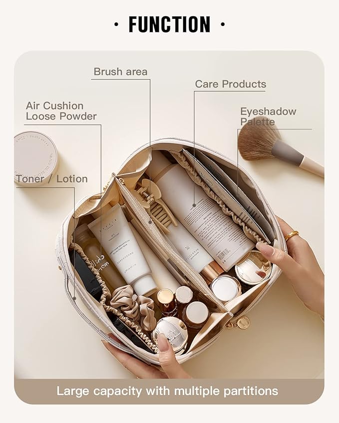 Eachy travel makeup bag,large capacity