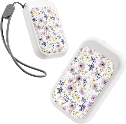 OCOOPA AI Magnetic Hand Warmers Rechargeable 2 Pack, 5000mAh Ultra-Thin Electric Glove Heater Handwarmer,UL Certified, Men Women Gifts for Christmas,Birthday,Winter Essentials,UT4 Young