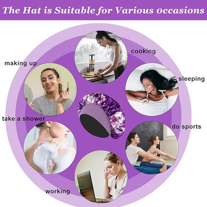 4pcs silk bonnet for sleeping,satin