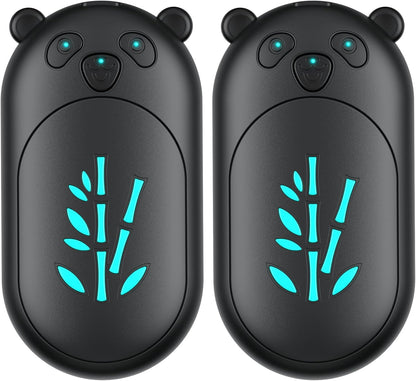 Hand Warmers Rechargeable 2 Pack, 6000mAh Electric Hand Warmer Reusable, 20Hrs Long Heating, Portable Pocket Heater Handwarmer for Women Men, Outdoor Camping, Hunting Gear