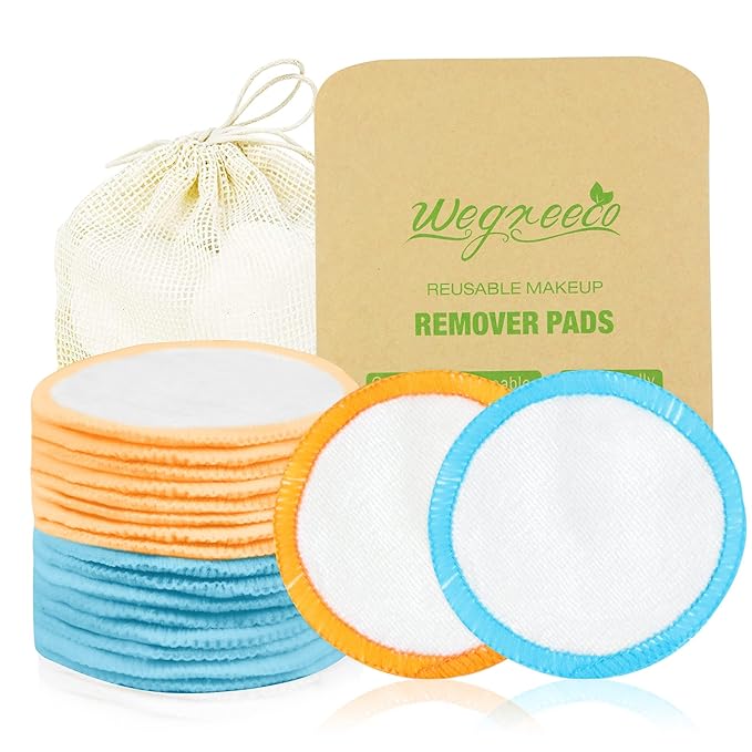 Wegreeco cotton rounds reusable -
