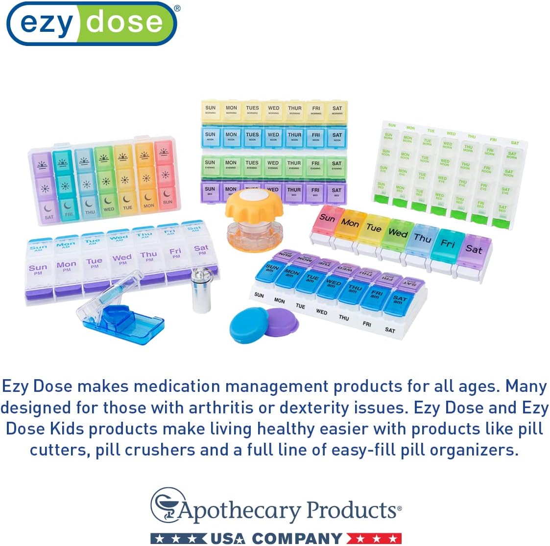 EZY DOSE Pill Cutter with Safety Shield, Precise Tablet Splitter for Cutting Pills, Vitamins, or Medication, Easy-to-Use Compact Design, Durable and Portable Pill Slicer Tool, Purple