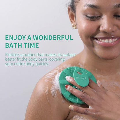 Silicone body scrubber shower bath