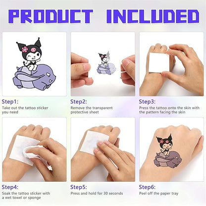 40pcs temporary kuom tattoos for