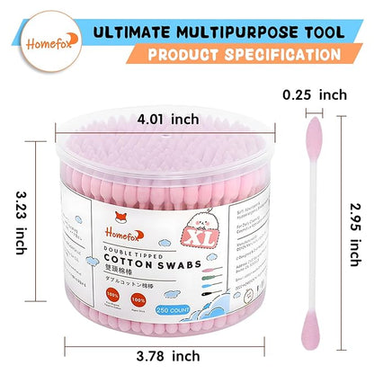 Xl pink thick cotton swabs