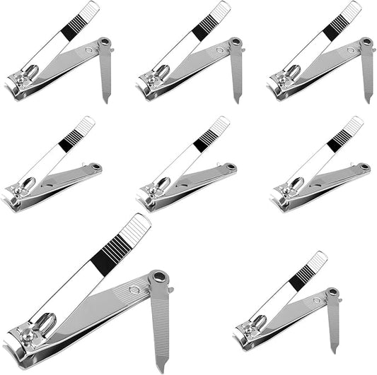 Nail clippers, 8 pcs toenail