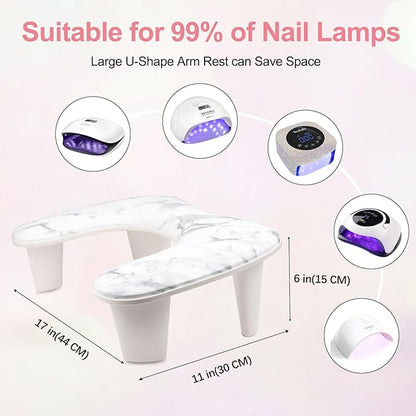 Arm rest for nails tech,u-shaped