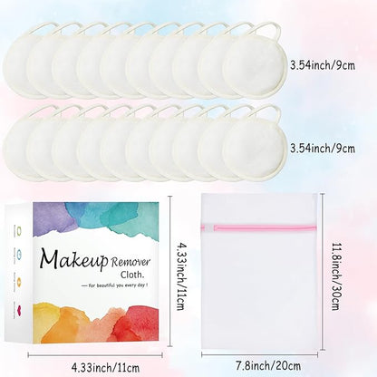 20 packs reusable makeup remover