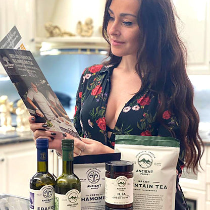 Ancient Foods Keros Greek Organic Extra Virgin Olive Oil – Fresh, Cold Pressed Olive Oil from Greece, High Phenolic 1000 Year Old Trees (0.5L)