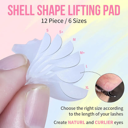 PERMANIA Korean Lash Lift Kit, Tube Design Easy to Apply Brow Lamination Kit for Natural Results Instant Lifting & Curling with Detailed Instruction