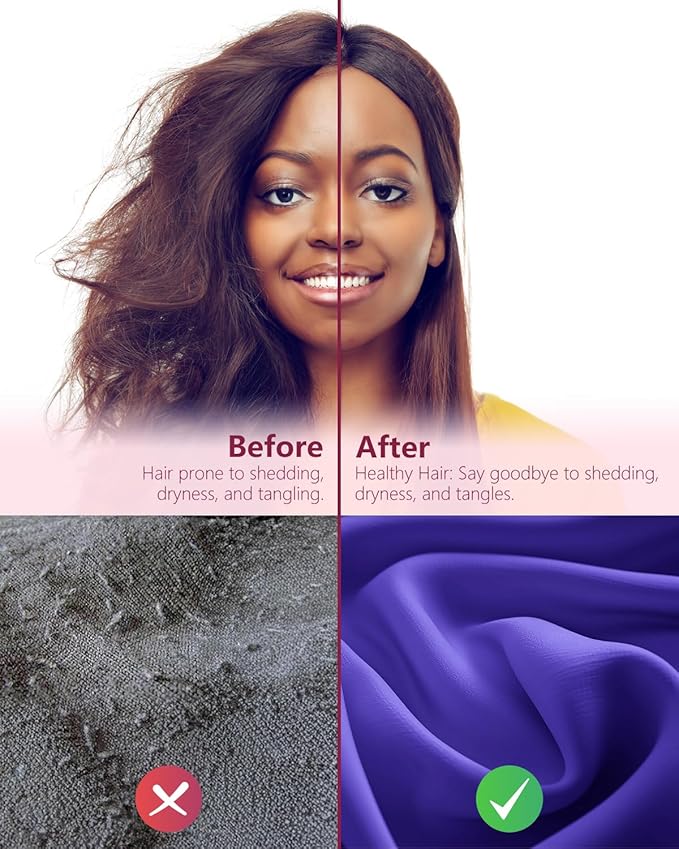 Adjustable silk satin hair bonnet