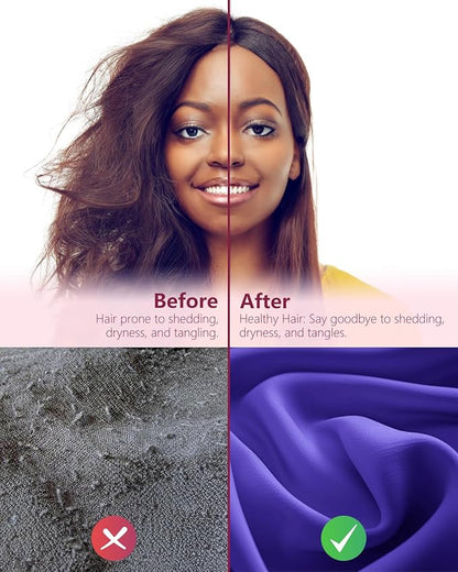 Adjustable silk satin hair bonnet