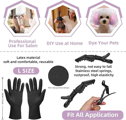 ROOHUA 28Pcs Hair Dye Coloring