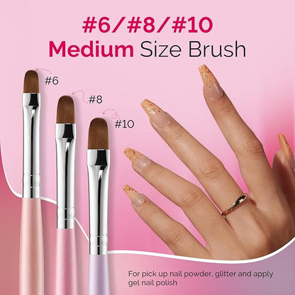Melodysusie gel nail brush 7pcs