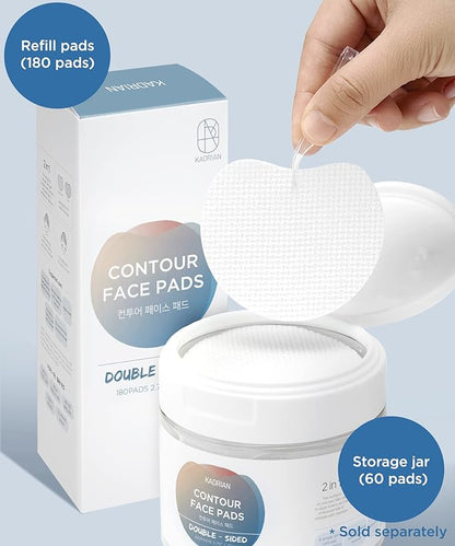 Kadrian double-sided facial pads -