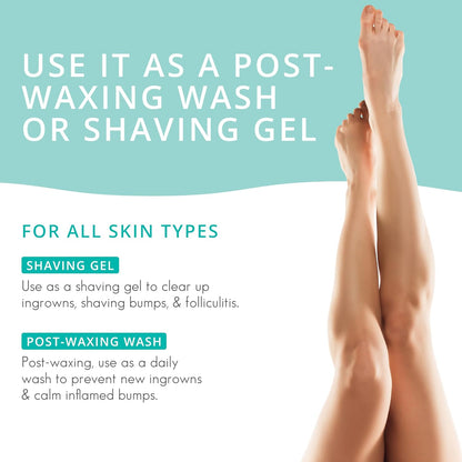 Face & Body Wash | Skin Care for Acne and Folliculitis-Prone Skin - Gentle Acne Face & Body Wash, Exfoliating Cleanser with Mandelic Acid | 17.25 oz