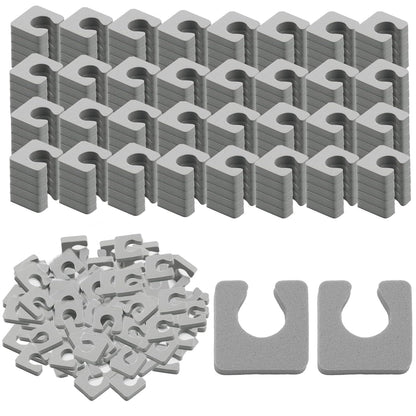 600 Pcs Toe Separators for Women Pedicure, Soft Foam Finger Divider Spacer Set, Nail Polish Art Painting Pedicure Supplies Suitable for Spa Salon Beauty Foot Therapy, Gray