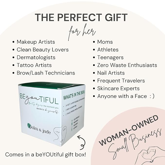 Reusable cotton rounds for face